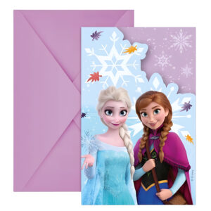 Προσκλήσεις πάρτυ Frozen - Idyllic Wonder (6 τεμ)