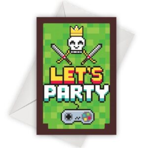 Προσκλήσεις πάρτυ Game On (6 τεμ)
