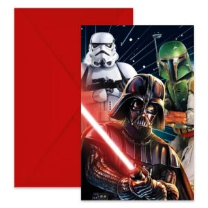 Προσκλήσεις πάρτυ Stars Wars Galaxy (6 τεμ)
