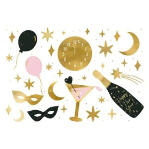 Προσωρινά Τατουάζ New Year's Eve (10 τεμ)