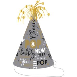 Ψηλό καπέλο με φούντα Happy New Year