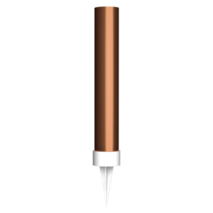 Rosegold πυρσοί για τούρτα (2 τεμ)