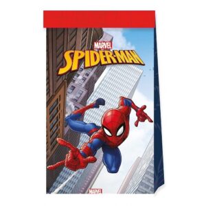 Σακουλάκια δώρων Spiderman Crime Fighter (4 τεμ)