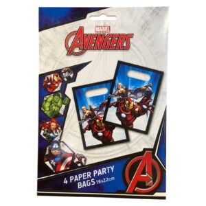 Σακουλάκια για δώρα πάρτυ Avengers (4 τεμ)