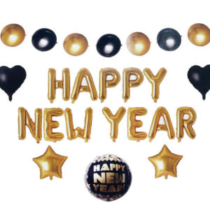 Σετ μπαλόνια Happy New Year (24 τεμ)