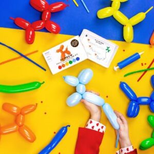 Σετ μπαλόνια κατασκευής με φουσκωτήρα (30 τεμ)