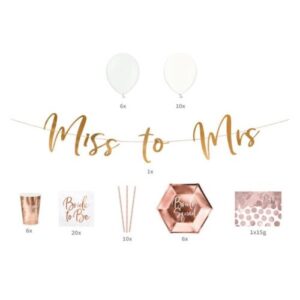 Σετ πάρτι για Bachelorette "Miss to Mrs" (60 τεμ)
