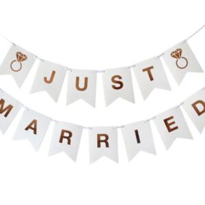 Σημαιάκια γάμου Just Married 300cm