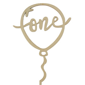 Topper Τούρτας Μπαλόνι 'one'