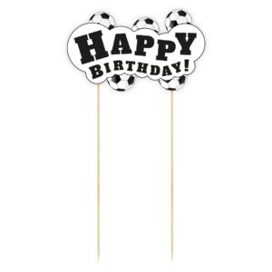 Topper Τούρτας Ποδόσφαιρο Happy Birthday