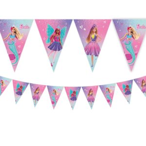 Τριγωνικά Σημαιάκια Barbie Fantasy 2,3m