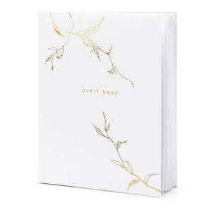 Βιβλίο Ευχών Guest Book Χρυσά Φύλλα