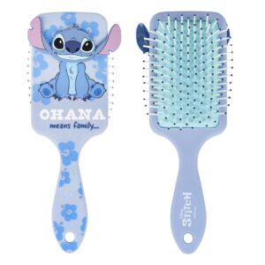 Βούρτσα μαλλιών Stitch γαλάζια 3D