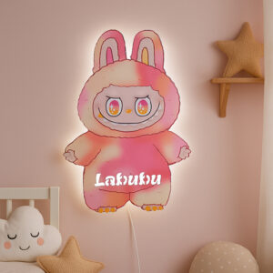 Ξύλινο φωτιστικό LABUBU